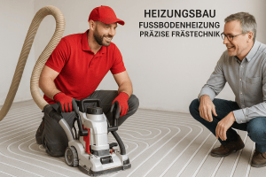 heizungsbau fussbodenheizung praezise bild