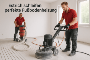 estrich schleifen perfekte bild