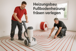 heizungsbau fussbodenheizung fraesen bild