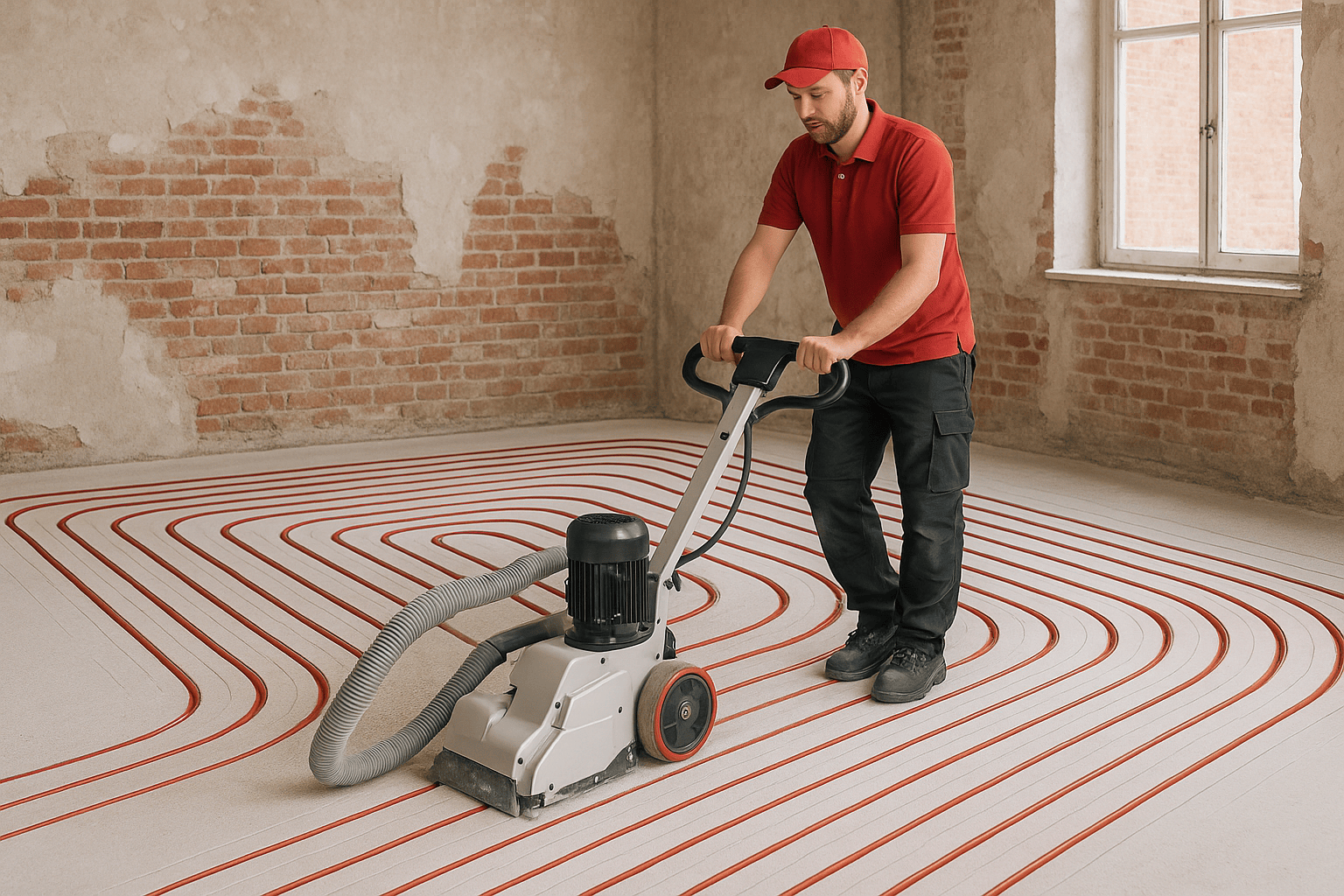 altbausanierung moderner fussbodenheizung